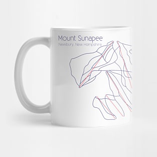 Mount Sunapee Trail Map Mug